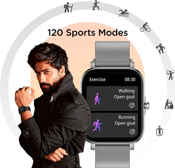 Shop FireBoltt Epic Plus With1.83" 2.5D Curved Glass,SPO2, Heart Rate Tracking, Touchscreen