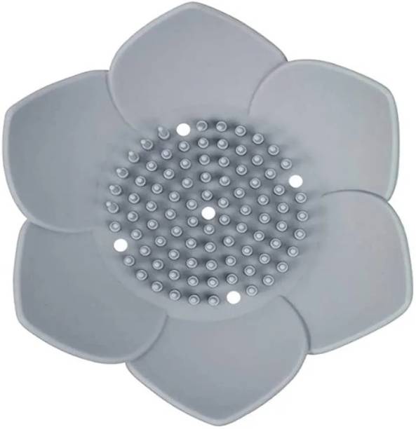 WAIT2SHOP Flower Shape Draining Soap Tray Extend Soap Life and Easy Dry for Bathroom