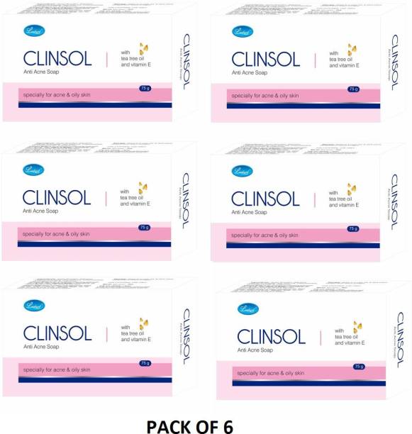 Volant CLINSOL Anti Acne Soap 75 gm (pack of 6)