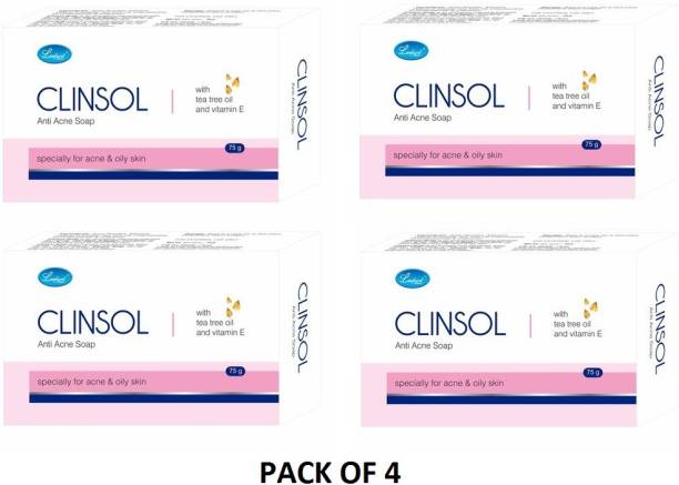 Volant CLINSOL Anti Acne Soap 75 gm (pack of 4)