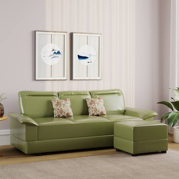 ELTOP Lifestyle Nano Leatherette 4 Seater  Sofa