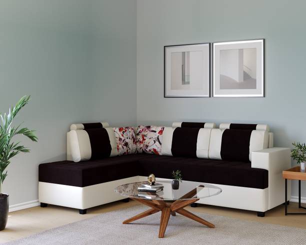ELTOP Boster L-Shape LHS Fabric 6 Seater  Sofa
