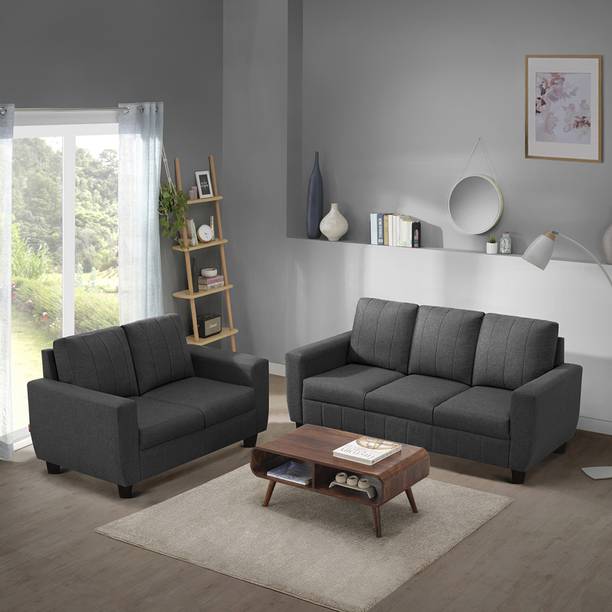Light Grey Sofa Set Baci Living Room