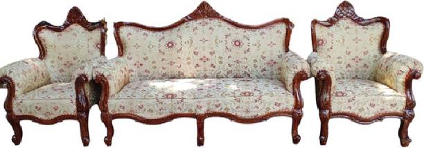 sarhand Solid wood Fabric 3 + 1 + 1 Sofa Set