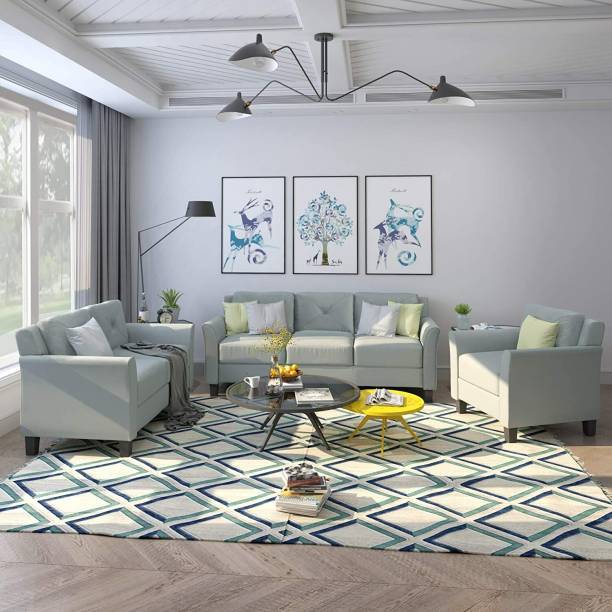Homeify Miami Fabric 3 + 2 + 1 Sofa Set