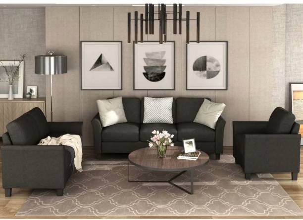 Homeify Swiss Fabric 3 + 2 + 1 Sofa Set