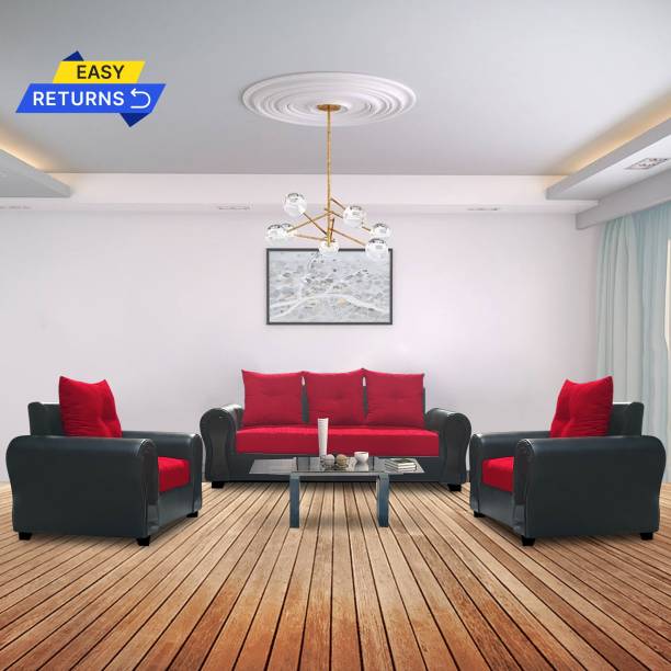 ELTOP sofa set for home/hall/drawin room/living room 5 seater Fabric 3 + 1 + 1 Sofa Set