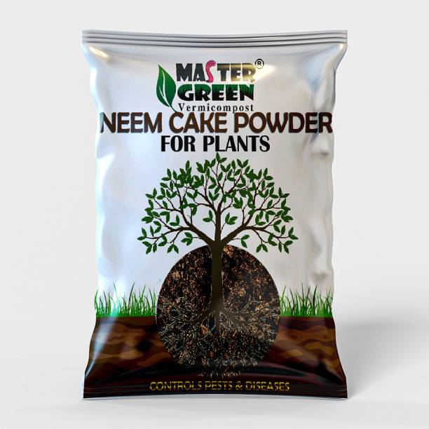 master green Neem Cake Powder for Plants |5000gms | Neem Khali | Pure and Organic Fertilizer