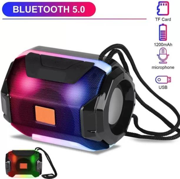 F FERONS Powerpact bass & stereo audio color changIng led Light wireless portable FRK-162 3 W Bluetooth Gaming Speaker