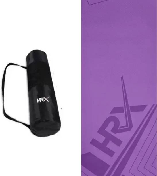 HRX 6mm Anti-Skid EVA Yoga Mat For Women & Men, Gym Exercise Mat For Home Workout Purple 6 mm Yoga Mat