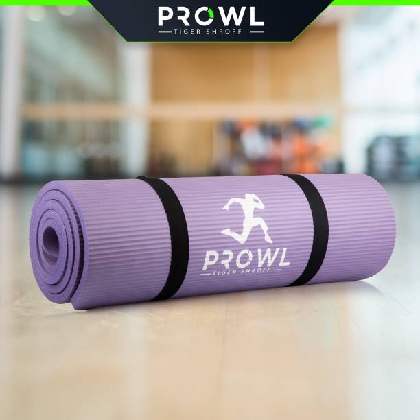 PROWL Active NBR 13 mm Extra Comfort,Anti Skid with Strap Purple 13 mm Yoga Mat