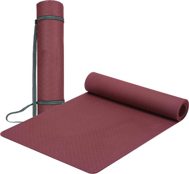Serenity Everyday Yoga Mat & Carry Strap for Men, Women & Kids Fitness - EVA 4 mm Yoga Mat