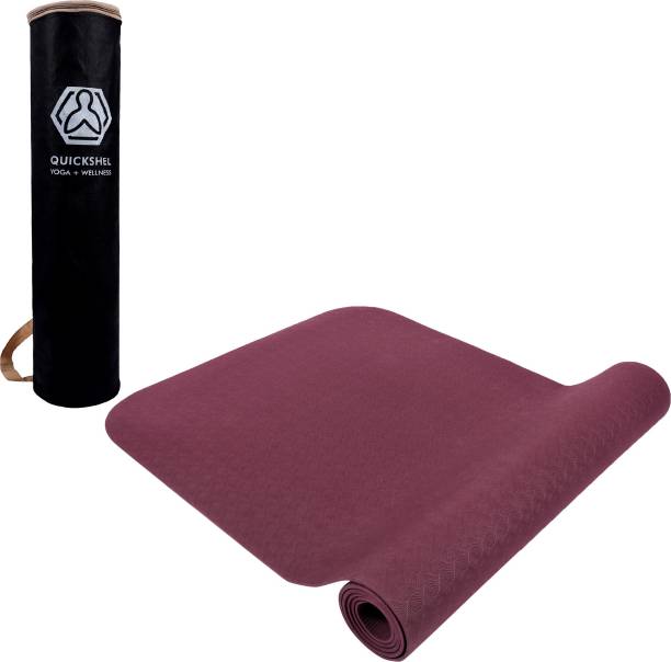 Quick Shel 100%EVA Eco Friendly Maroon 6 mm Yoga Mat