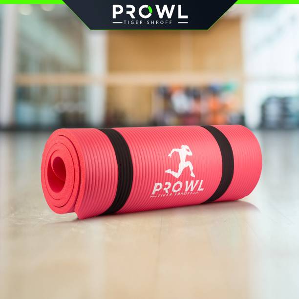 PROWL Active NBR 13 mm Extra Comfort Anti Skid with Strap Red 13 mm Yoga Mat