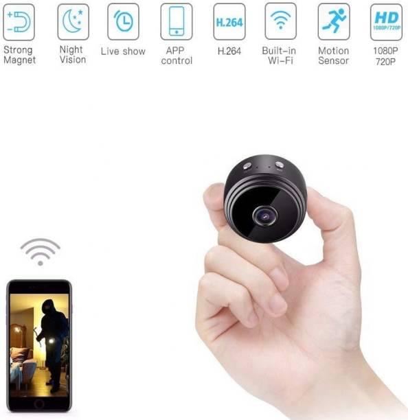 SIOVS wifi SECURITY CAMERA WiFi CCTV Camera Mobile Connect Smart Camera with Night Vision Spy Camera Sports and Action Camera