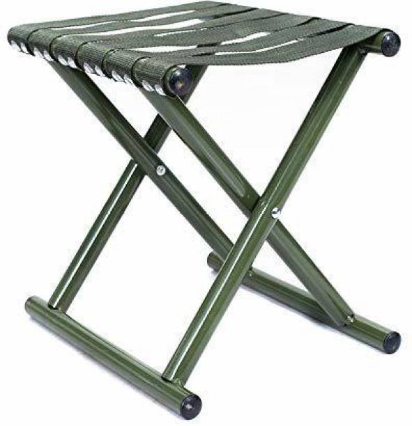 divinezon Heavy Duty Outdoor Portable Folding Stool Hold Up to 100 Kg Outdoor & Cafeteria Stool