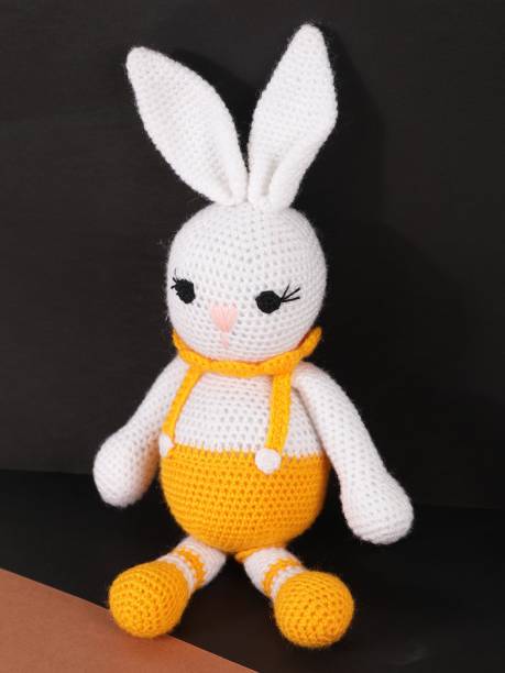 Loophoop Crochet handmade Rabbit soft toy  - 37 cm