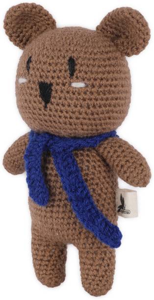 Loophoop Crochet Handmade Teddy Bear Soft Toy  - 20 cm