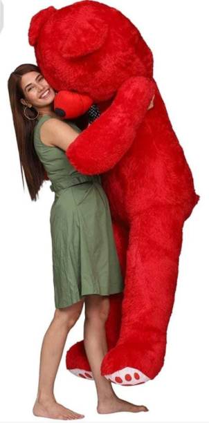 UTAAYAPI 2 FT soft &cute loveable huggable teddy bear 23.56 cm - 30 cm (Red)  - 60 cm