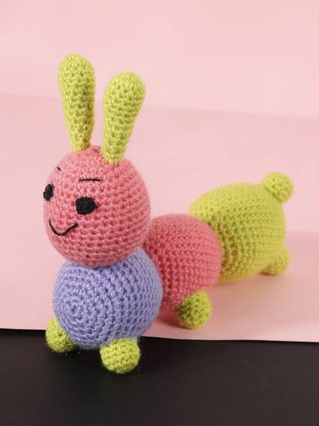 Loophoop Crochet handmade Caterpillar  - 16 cm