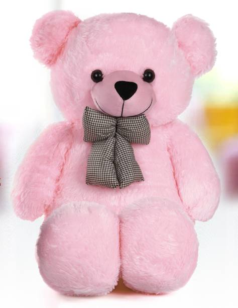 AVIDIP 3 Feet Stuff Toy Pink Teddy Bear - 91 cm