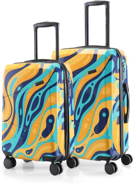 Orange luggage set top