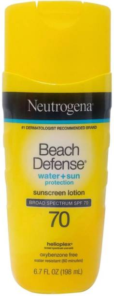 NEUTROGENA Beach Defense Water Plus Sun Protection Sunscreen with Helloplex 6.7 oz - SPF 70