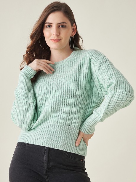 Lm jumper Green L discount 68% WOMEN FASHION Jumpers & Sweatshirts Oversize 