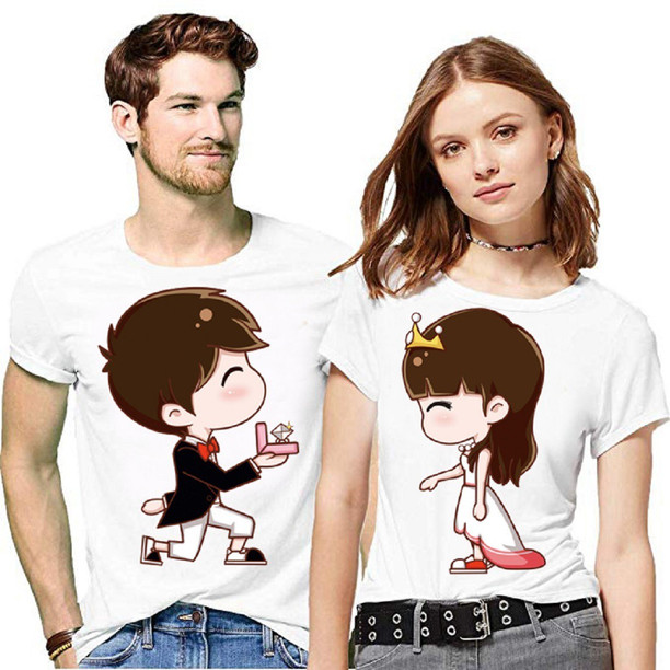T shirt for couple flipkart clearance