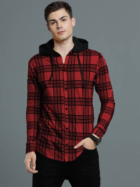 Red And Black Check Shirt - Buy Red And Black Check Shirt online at ...