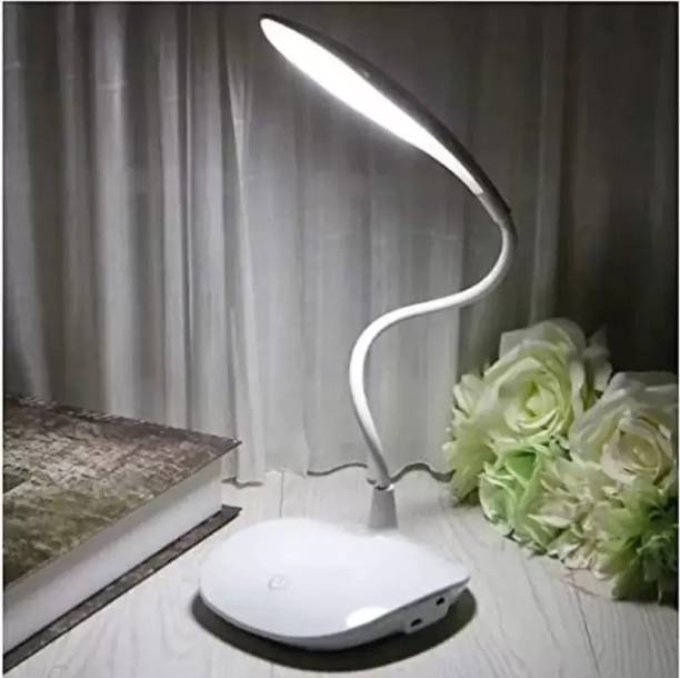 Vridhaan Decor Rechargeable LED Touch On/Off Switch Desk Lamp Table Lamp Study Lamp Table Lamp