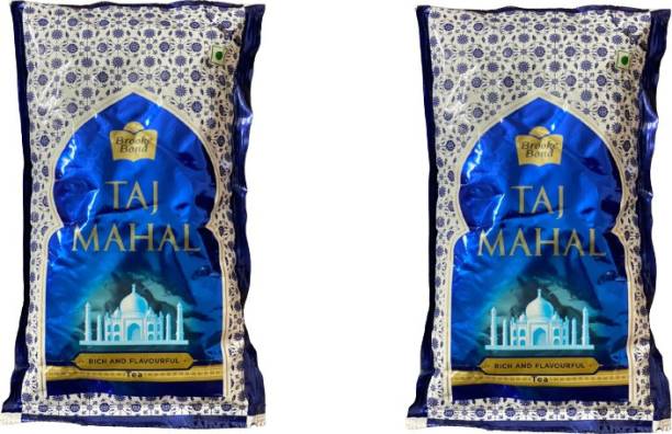 Taj Mahal BRROKE BOND TEA PACK OF 2 100 GRAMS EACH Tea Pouch