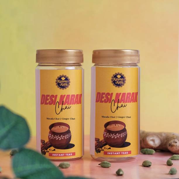 Karma Kettle DESI KADAK CHAI (Combo Pack) Instant Tea Pouch