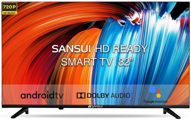 Sansui 80 cm (32 inch) HD Ready LED Smart Google TV wit...