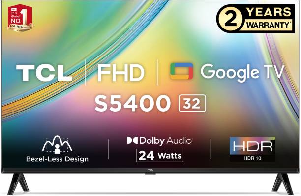 TCL 80.04 cm (32 inch) Full HD LED Smart Google TV with...