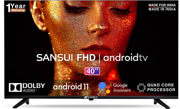 Sansui 102 cm (40 inch) Full HD LED Smart Android TV wi...