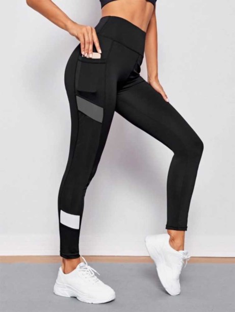 WOMEN FASHION Trousers Sports Black S discount 63% Kalenji Leggings 