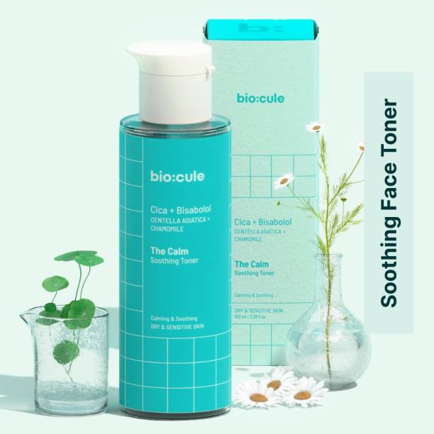 biocule The Calm Soothing Toner, Cica + Bisabolol, from Centella Asiatica & Chamomile, Men & Women