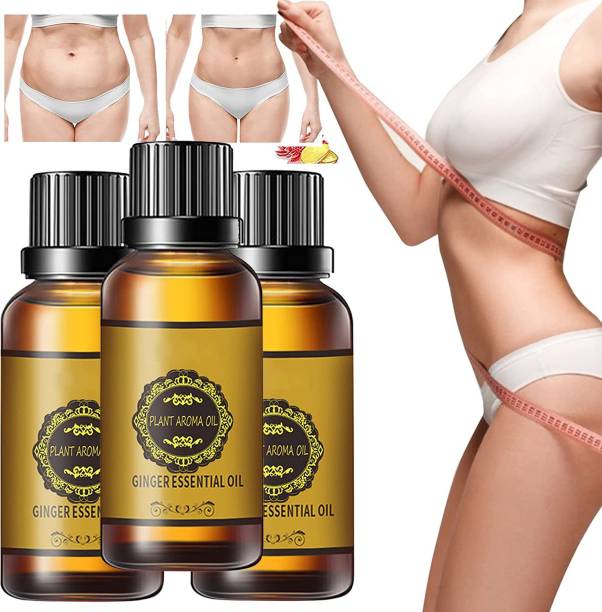 Oraya Tummy Ginger Slimming Fat Burner Oil for Fat Loss -30ml-3-Bottle- Men & Women