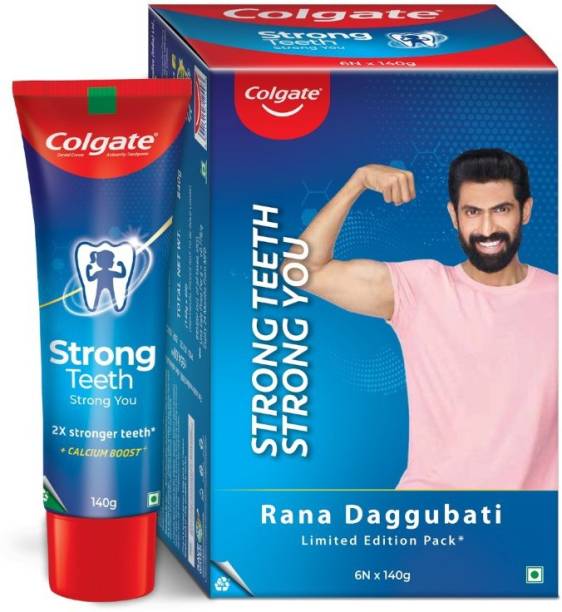 Colgate Strong Teeth Toothpaste Rana Daggubati Limited Edition Pack Toothpaste