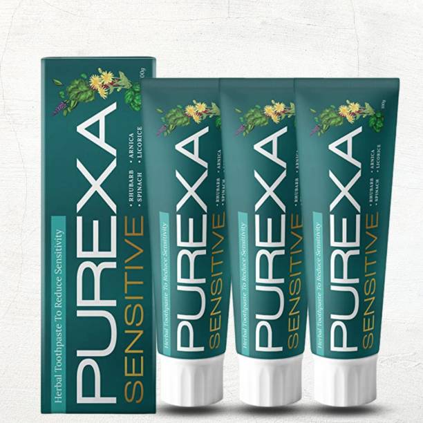 PUREXA Herbal Sensitive Toothpaste 100 X 3 ( Set of 3) Toothpaste