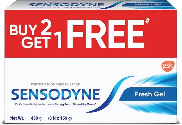 SENSODYNE Fresh Gel Combo, for daily sensitivity protection Toothpaste