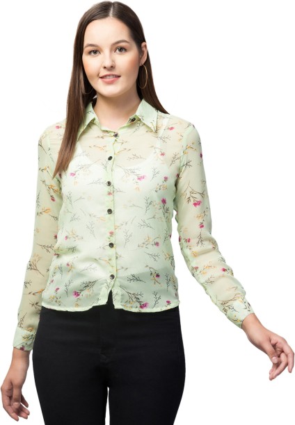 VILA Shirt Beige M discount 64% WOMEN FASHION Shirts & T-shirts Elegant 