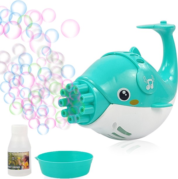 Bubble Machine Toys for Boys Girls Age 2+ Years Old 600 Bubbles/Minute for Outdoor/Indoor Use Best Gifts for Kids Automatic Bubble Blower with 8oz Bubble Solution for Kids Powered by Batteries 