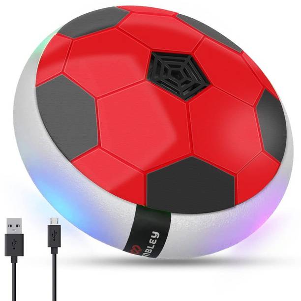 Wembley USB Rechageable Hoverball Indoor Football Soccer Game With Colorful LED (Red) Hoverball