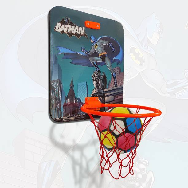 NHR Batman Basketball Hoop with Ball for Kids, Indoor/Outdoor Basketball Game Basketball