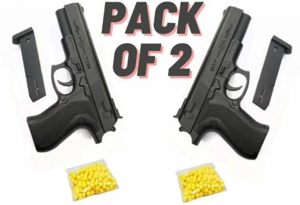 Harsun PUBG THE REAL FIGHTER MAUSER TOY GUN PACK OF 2 WITH 120 BULLETS GGFCK Guns & Darts