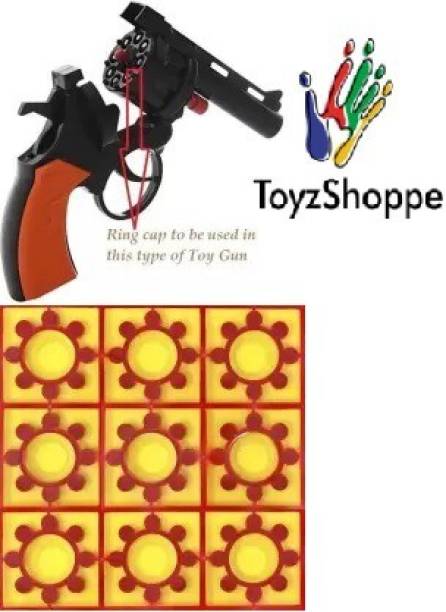 ToyzShoppe ™ Diwali Latest Kids Toy Gun Set with 2 Packets Ring caps Super Quality Diwali Gun and Ring Cap Gag Toy