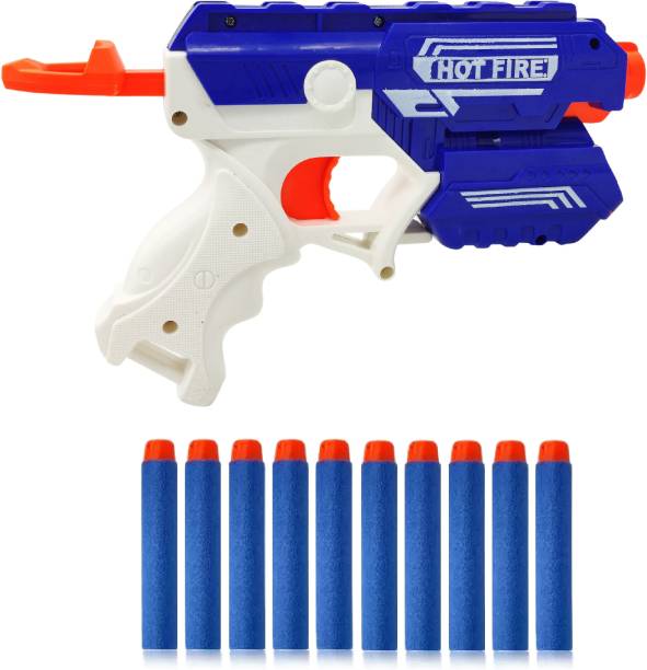Miss & Chief by Flipkart blaze storm Manual Soft Bullet Toy Gun with 10 Foam Bullets for Kids Guns & Darts