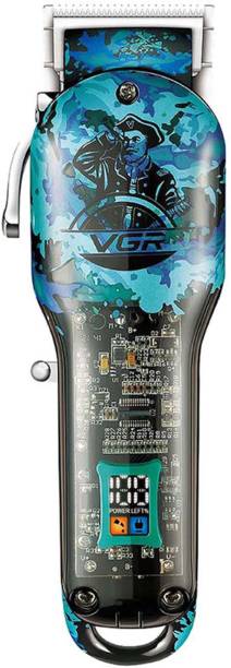 VGR V-685 Professional Hair Clipper with LED display Trimmer 300 min  Runtime 8 Length Settings